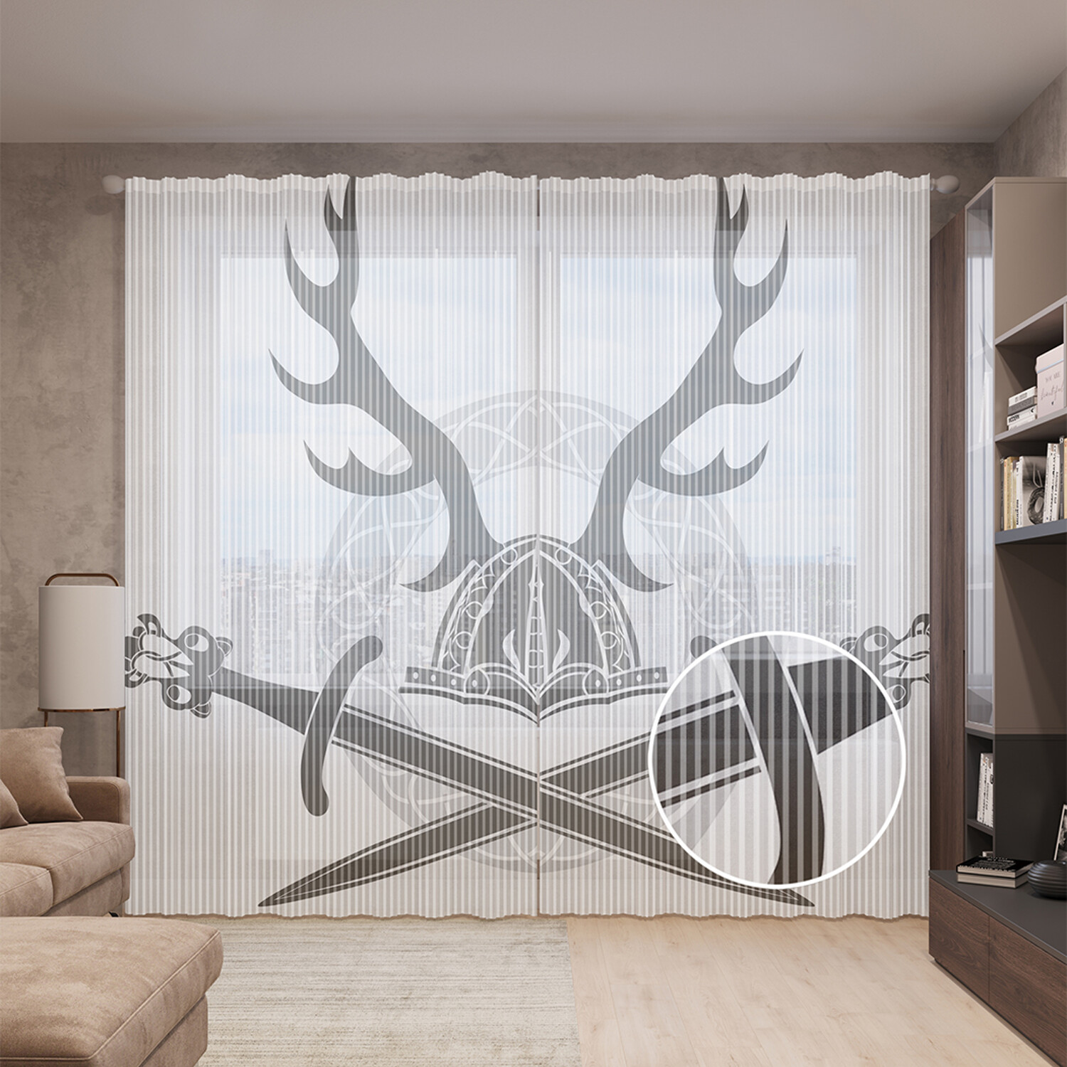 Тюль вуаль на шторной ленте с принтом JoyArty "Сила и храбрость", 310х265 см, Сила и храбрость
Тюль вуаль на шторной ленте с принтом JoyArty "Сила и храбрость", 310х265 см, Сила и храбрость