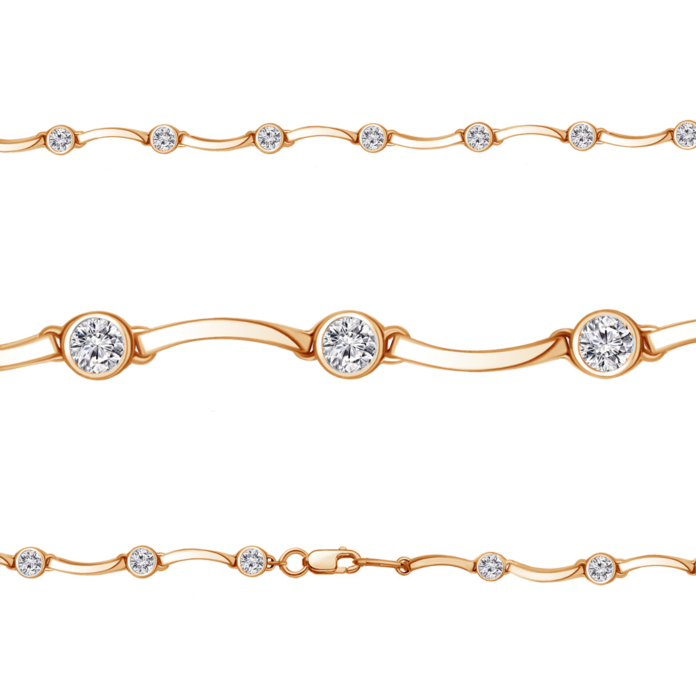 Браслет из серебра с фианитом р.  Aquamarine 74621А_925_з, 74621А_925_з 
Браслет из серебра с фианитом р.  Aquamarine 74621А_925_з, 74621А_925_з