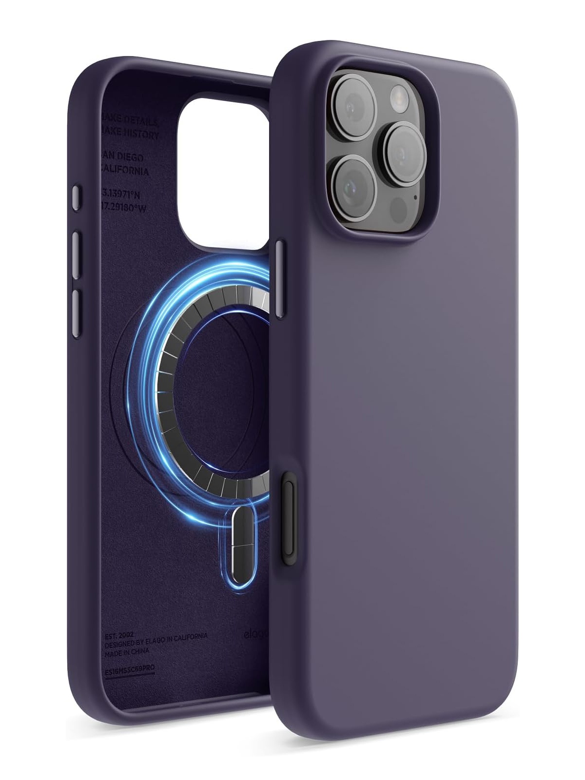 Чехол Elago для iPhone 16 Pro Max силиконовый Liquid silicone с MagSafe, фиолетовый
Чехол Elago для iPhone 16 Pro Max силиконовый Liquid silicone с MagSafe, фиолетовый