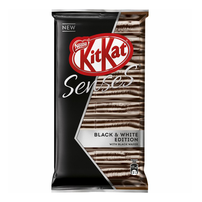 Шоколад KitKat Senses Black & White Edition молочный-белый-темный с хрустящей вафлей 112 г
Шоколад KitKat Senses Black & White Edition молочный-белый-темный с хрустящей вафлей 112 г