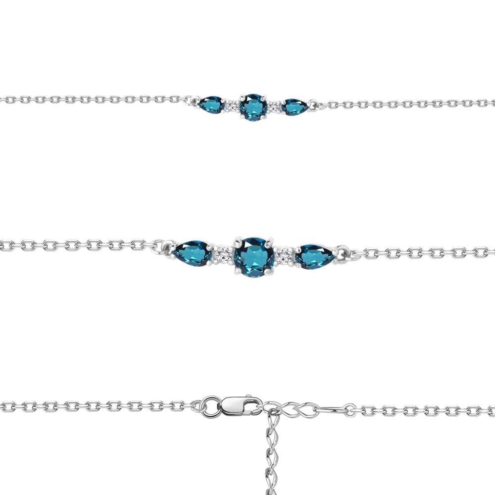 Браслет из серебра с топазом\фианитом Aquamarine Aquamarine 7460908А_925_р р. 16, 7460908А_925_р
Браслет из серебра с топазом\фианитом Aquamarine Aquamarine 7460908А_925_р р. 16, 7460908А_925_р