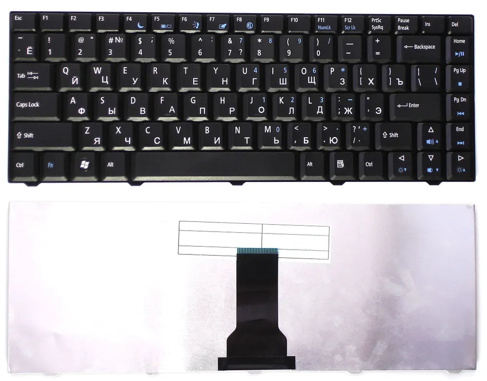 Клавиатура для ноутбуков Acer eMachines D520, D720 Series, p/n: MP-07A46SU-698, KB.I1400.0
Клавиатура для ноутбуков Acer eMachines D520, D720 Series, p/n: MP-07A46SU-698, KB.I1400.0