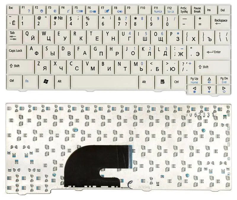 Клавиатура для ноутбуков Acer Aspire One A110, A150, ZG5, D150, D250 Series, p/n: PK1306F0
Клавиатура для ноутбуков Acer Aspire One A110, A150, ZG5, D150, D250 Series, p/n: PK1306F0