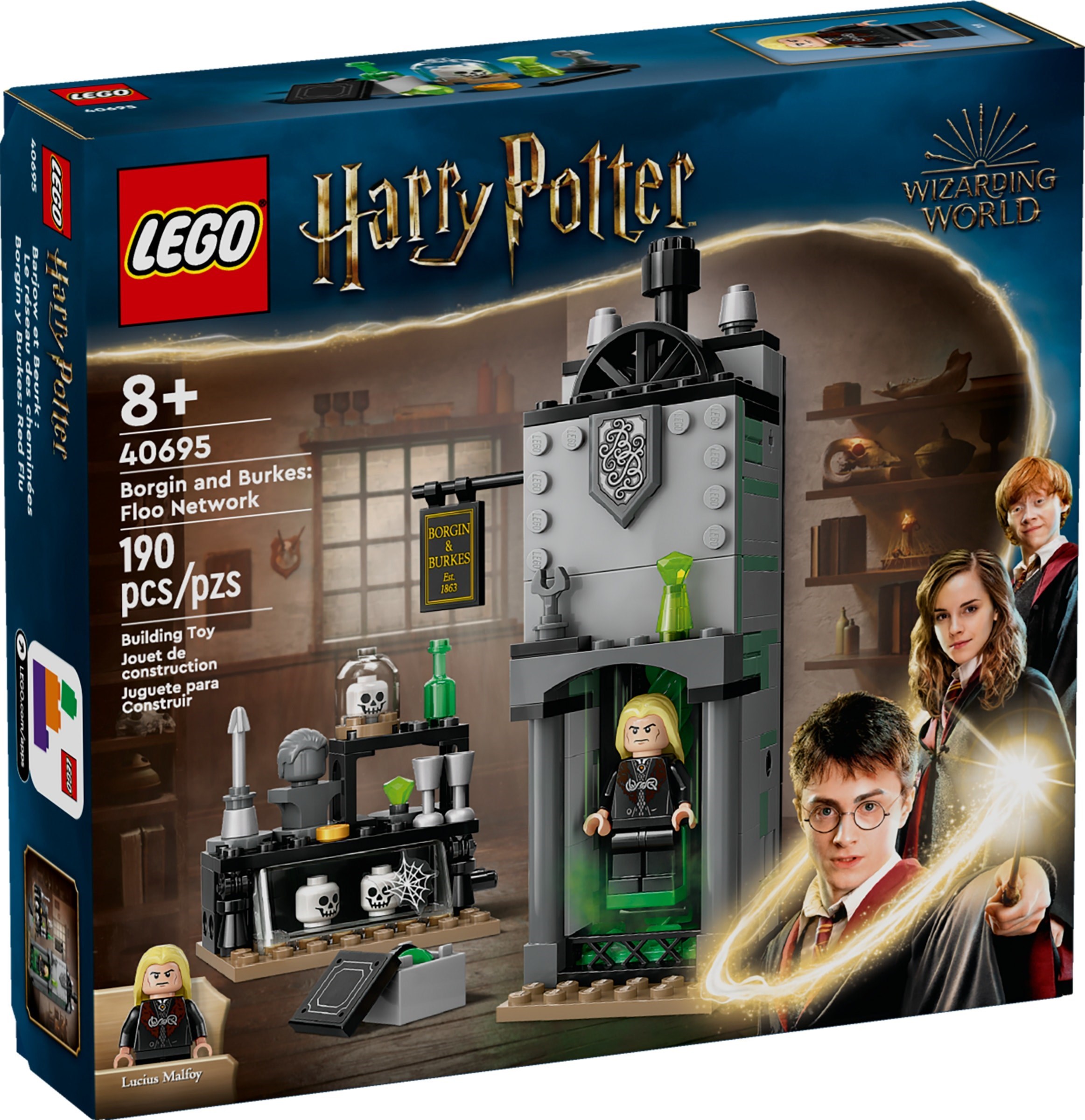 Конструктор Lego 40695 Harry Potter Горбин и Бэркс: Каминная сеть, 190 деталей, Горбин и Бэркс: Каминная сеть
Конструктор Lego 40695 Harry Potter Горбин и Бэркс: Каминная сеть, 190 деталей, Горбин и Бэркс: Каминная сеть