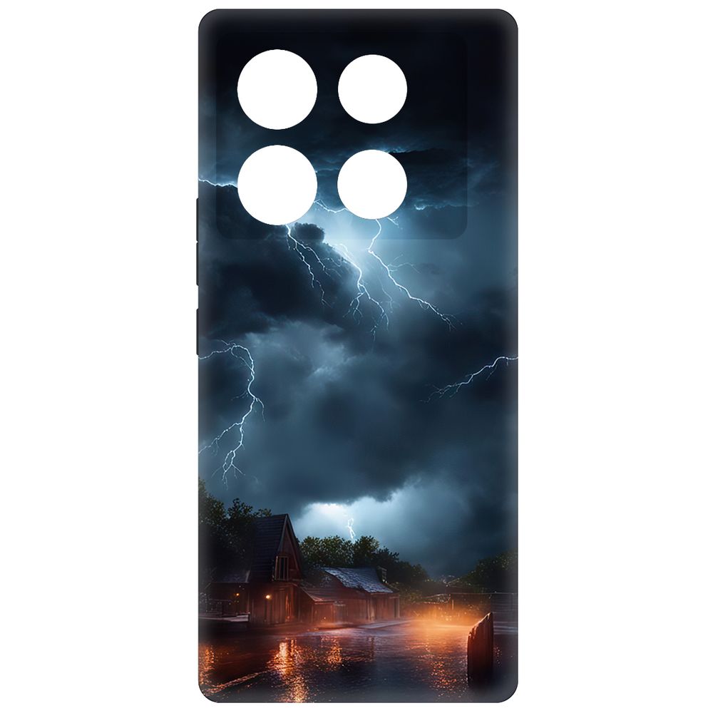 Чехол-накладка Krutoff Soft Case Ночная гроза для INFINIX Note 40 Pro 5G черный
Чехол-накладка Krutoff Soft Case Ночная гроза для INFINIX Note 40 Pro 5G черный