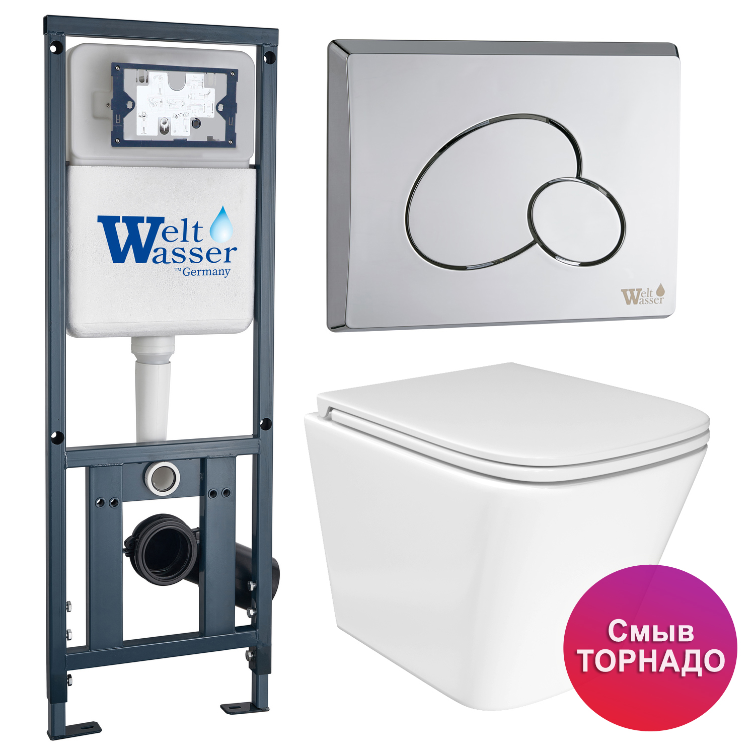 Инсталляция Weltwasser Mar 410 + кнопка Mar 410 RD CR хром + Verna T JK3031025 унитаз, Marberg JKS303410RD
Инсталляция Weltwasser Mar 410 + кнопка Mar 410 RD CR хром + Verna T JK3031025 унитаз, Marberg JKS303410RD