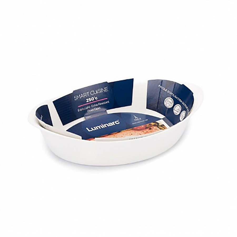 Форма для запекания Luminarc Smart Cuisine, стекло, 29х17 см, Белый, Стокмарт-Формы для запекания1-58
Форма для запекания Luminarc Smart Cuisine, стекло, 29х17 см, Белый, Стокмарт-Формы для запекания1-58