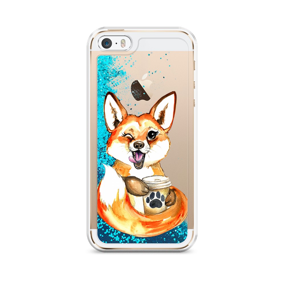 Чехол Awog на Apple iPhone 5 / Айфон 5 "Подмигивающая лиса с кофе", Разноцветный, 10393-1
Чехол Awog на Apple iPhone 5 / Айфон 5 "Подмигивающая лиса с кофе", Разноцветный, 10393-1