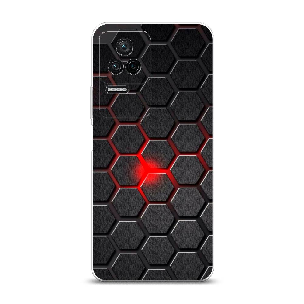 Чехол на Xiaomi Poco F4/Redmi K40S "Соты красные", Красный;черный;серый, 314650-3 
Чехол на Xiaomi Poco F4/Redmi K40S "Соты красные", Красный;черный;серый, 314650-3