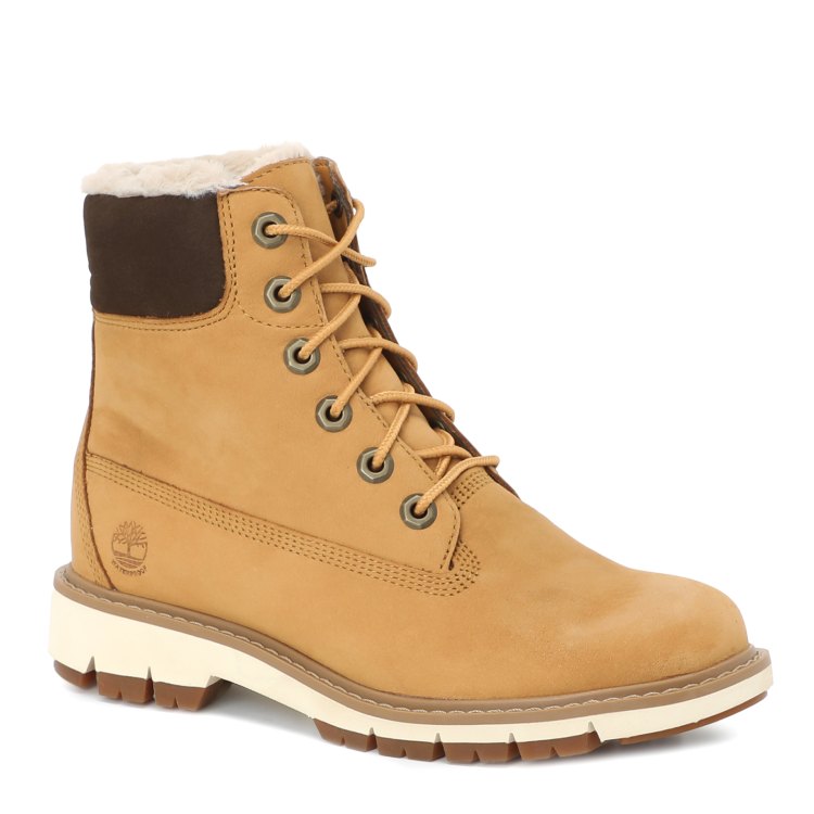 фото Ботинки женские timberland lucia6inwarmlinedbootwp коричневые 38 eu