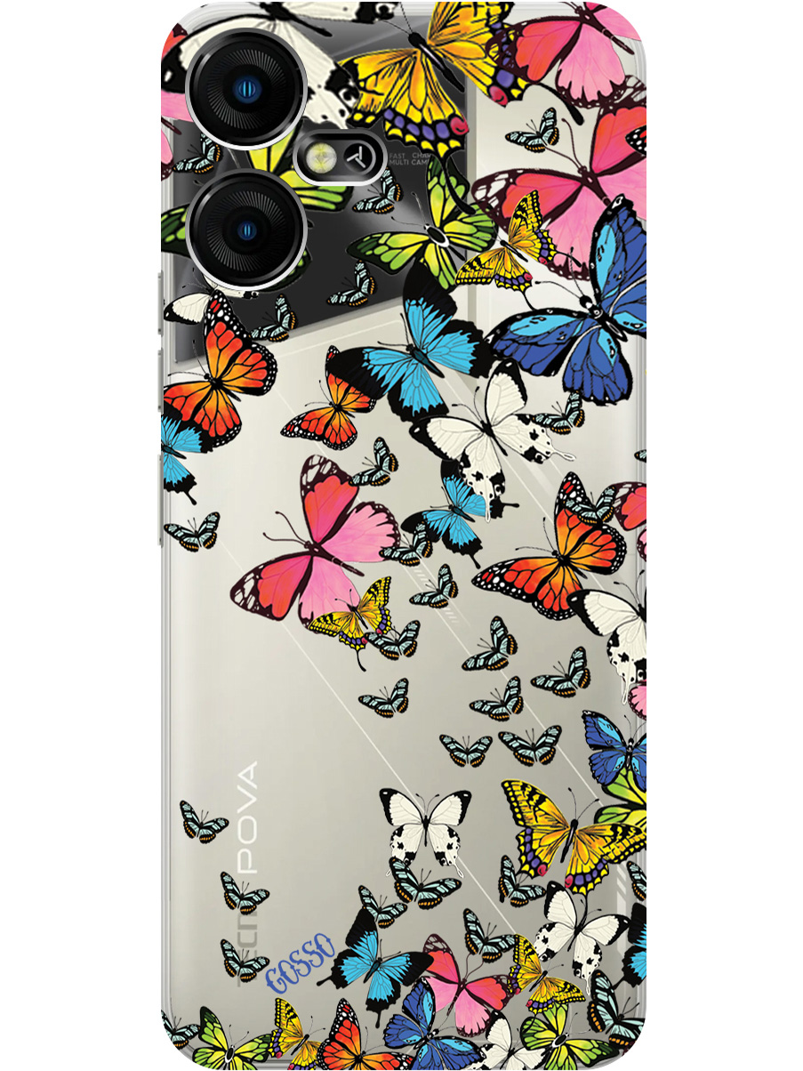 Силиконовый чехол на Tecno Pova Neo 3 "Magic Butterflies", Прозрачный;желтый;розовый;черный, 20001480
Силиконовый чехол на Tecno Pova Neo 3 "Magic Butterflies", Прозрачный;желтый;розовый;черный, 20001480