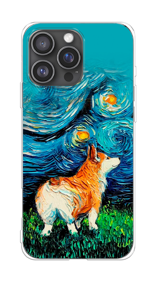 Чехол на Apple iPhone 16 Pro Max "Корги звёздная ночь", Коричневый;белый;зеленый, 16350-1
Чехол на Apple iPhone 16 Pro Max "Корги звёздная ночь", Коричневый;белый;зеленый, 16350-1