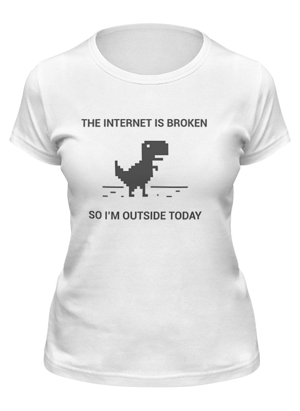 Футболка женская Printio The internet is broken... белая 2XL, Белый, The internet is broken...
Футболка женская Printio The internet is broken... белая 2XL, Белый, The internet is broken...