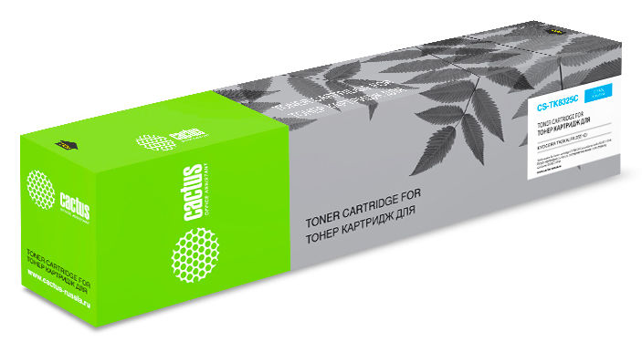 Тонер-картридж для лазерного принтера CACTUS CS-TK8325C (CS-TK8325C) голубой, совместимый, CS-TK8325C
Тонер-картридж для лазерного принтера CACTUS CS-TK8325C (CS-TK8325C) голубой, совместимый, CS-TK8325C