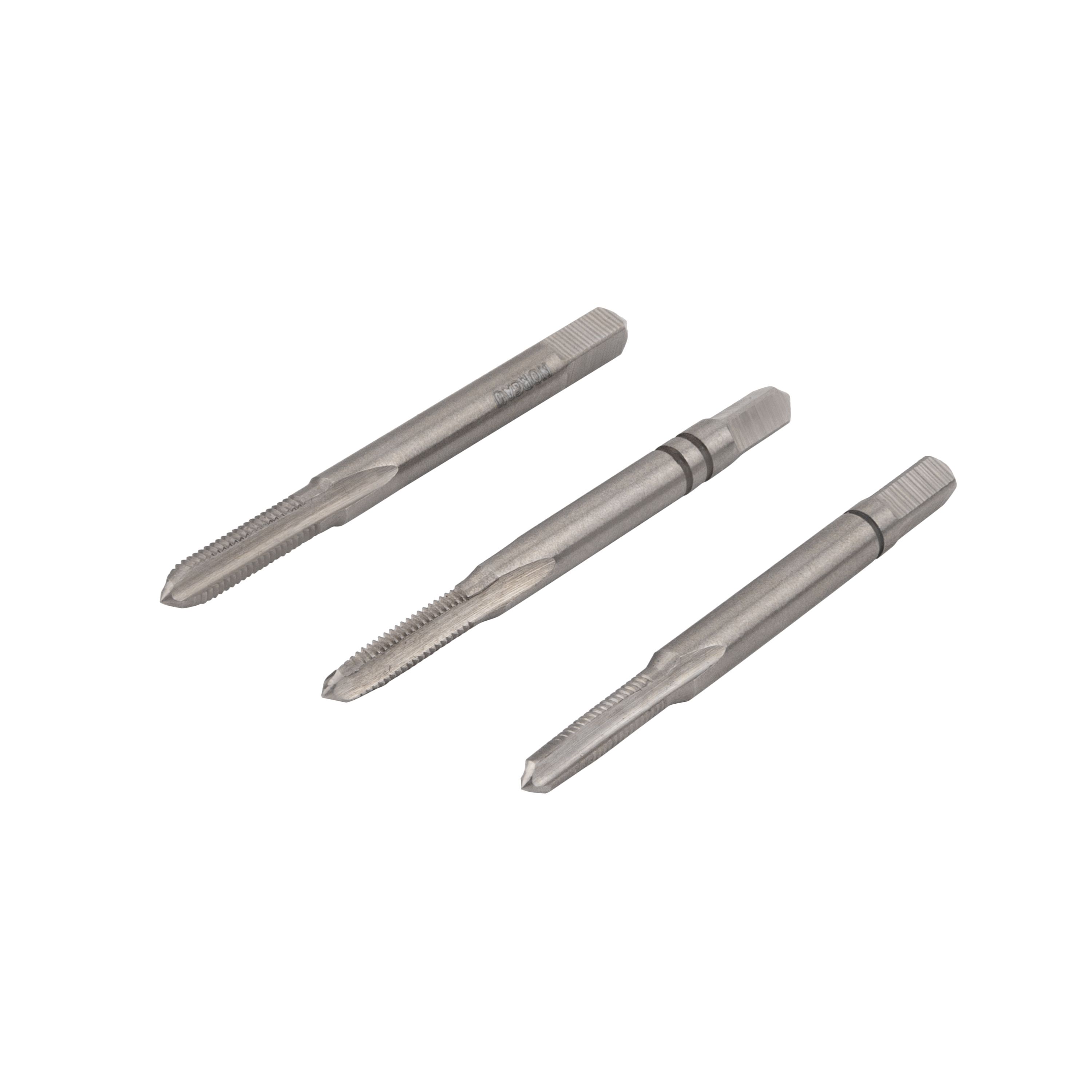 Набор метчиков NORGAU Industrial M3 из HSS-G, по стали, чугуну и цветным металлам, 3 шт., RHT-269-075
Набор метчиков NORGAU Industrial M3 из HSS-G, по стали, чугуну и цветным металлам, 3 шт., RHT-269-075