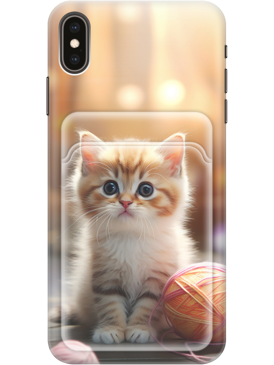 Силиконовый чехол на Apple iPhone XS Max с рисунком "Котик и нитки", Белый;желтый;розовый, 20012028
Силиконовый чехол на Apple iPhone XS Max с рисунком "Котик и нитки", Белый;желтый;розовый, 20012028