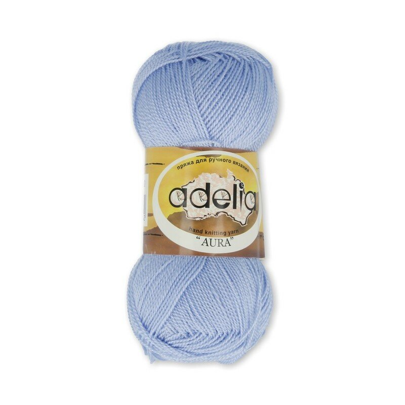 Пряжа Adelia Arua 10 шт. по 50 г. 250 м набор 100% акрил №080 св. голубой, "AURA"
Пряжа Adelia Arua 10 шт. по 50 г. 250 м набор 100% акрил №080 св. голубой, "AURA"