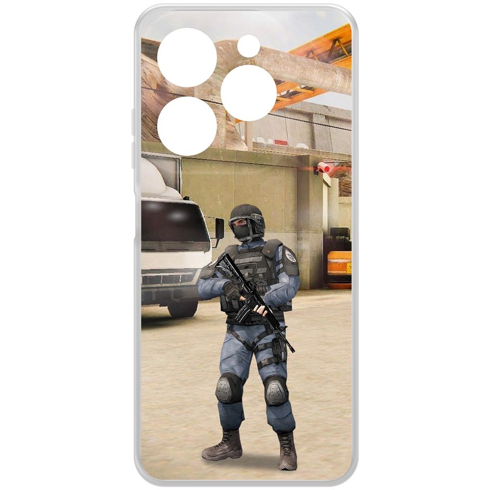 Чехол-накладка Krutoff Clear Case Cтандофф 2 (Standoff 2) - GIGN для INFINIX Hot 40i, Прозрачный
Чехол-накладка Krutoff Clear Case Cтандофф 2 (Standoff 2) - GIGN для INFINIX Hot 40i, Прозрачный