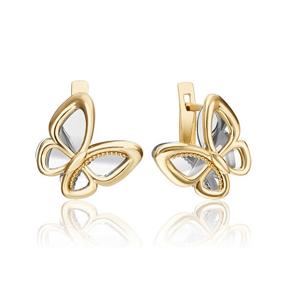 Серьги из комбинированного золота без вставки PLATINA jewelry 02-4847-00-000-1121, 02-4847-00-000-1121
Серьги из комбинированного золота без вставки PLATINA jewelry 02-4847-00-000-1121, 02-4847-00-000-1121