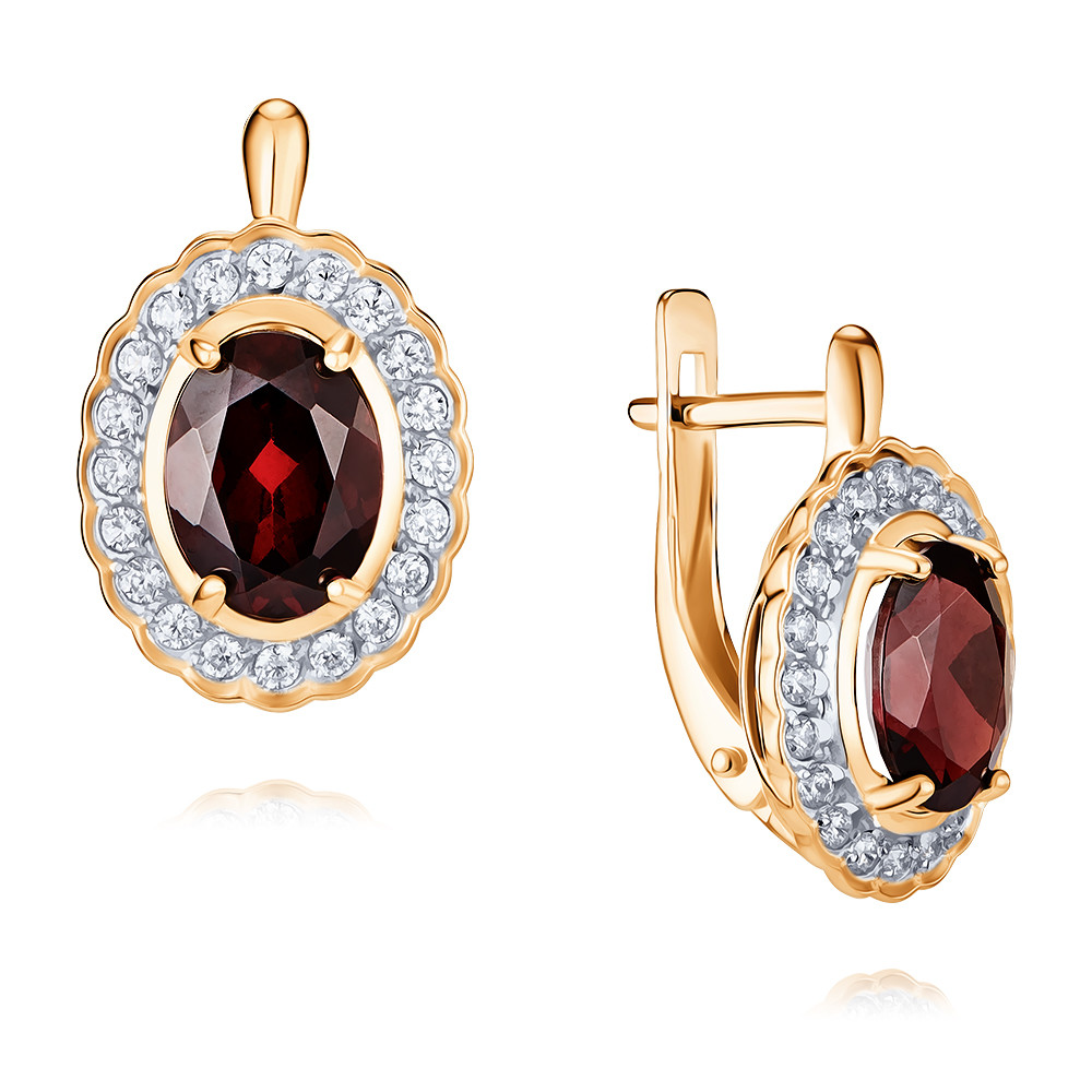 Серьги из красного золота с гранатом/фианитом ADAMAS 24038497/02-А50Д-655, 24038497/02-А50Д-655
Серьги из красного золота с гранатом/фианитом ADAMAS 24038497/02-А50Д-655, 24038497/02-А50Д-655