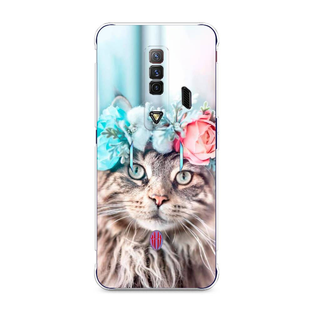 Чехол Awog на ZTE Nubia Red Magic 7 / ЗТЕ Нубиа Ред Мэджик 7 "Кот в венке", Разноцветный, 135950-2 
Чехол Awog на ZTE Nubia Red Magic 7 / ЗТЕ Нубиа Ред Мэджик 7 "Кот в венке", Разноцветный, 135950-2