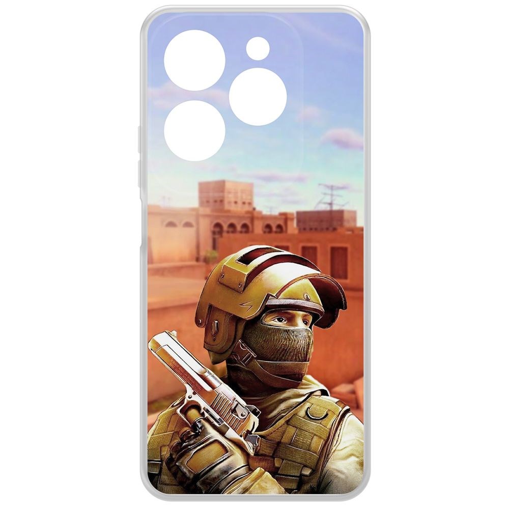 Чехол-накладка Krutoff Clear Case Cтандофф 2 (Standoff 2) - Спец для INFINIX Hot 40, Прозрачный
Чехол-накладка Krutoff Clear Case Cтандофф 2 (Standoff 2) - Спец для INFINIX Hot 40, Прозрачный