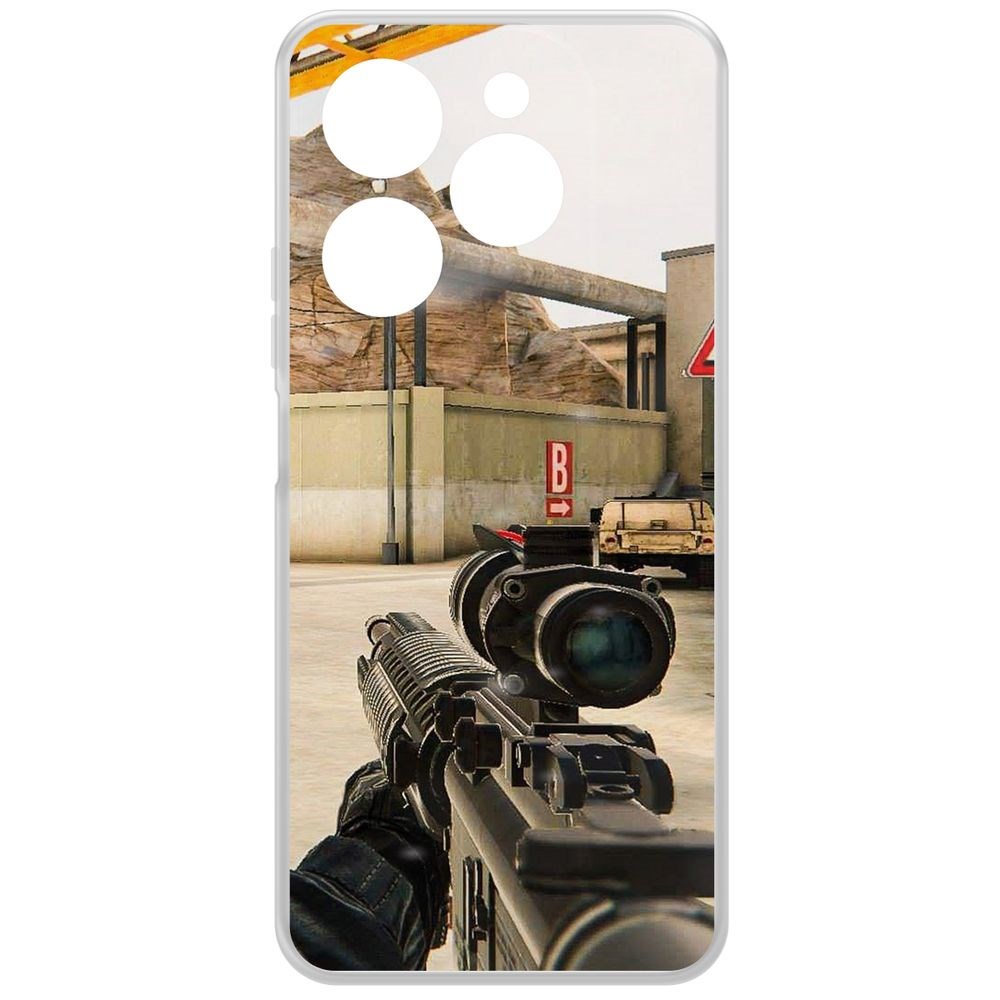 Чехол-накладка Krutoff Clear Case Cтандофф 2 (Standoff 2) - Оптика для Infinix Hot 40, Прозрачный
Чехол-накладка Krutoff Clear Case Cтандофф 2 (Standoff 2) - Оптика для Infinix Hot 40, Прозрачный