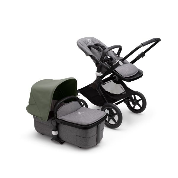 Коляска 2в1 Bugaboo Fox3 Black/grey melange/forest green в комплекте 2306010043/2306010063
Коляска 2в1 Bugaboo Fox3 Black/grey melange/forest green в комплекте 2306010043/2306010063