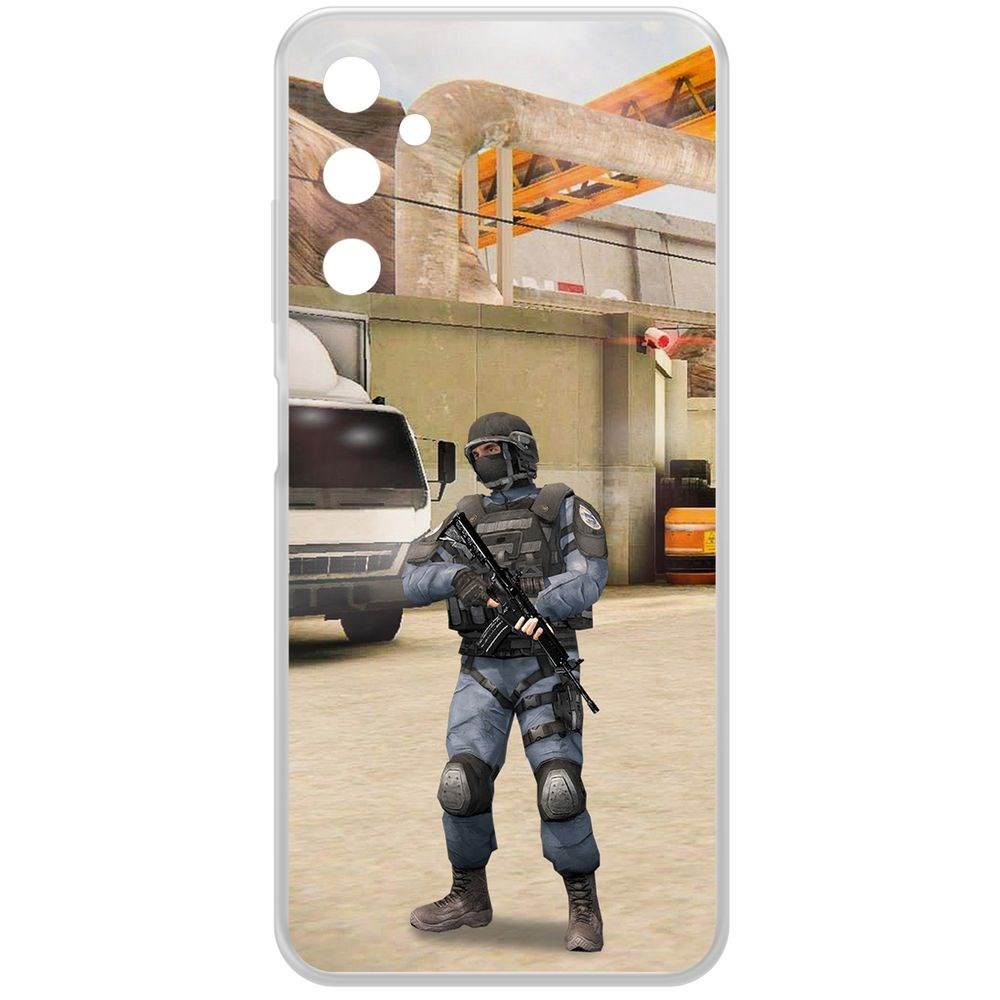 Чехол-накладка Krutoff Clear Case Cтандофф 2 (Standoff 2) - GIGN для Samsung Galaxy A05s, Прозрачный
Чехол-накладка Krutoff Clear Case Cтандофф 2 (Standoff 2) - GIGN для Samsung Galaxy A05s, Прозрачный