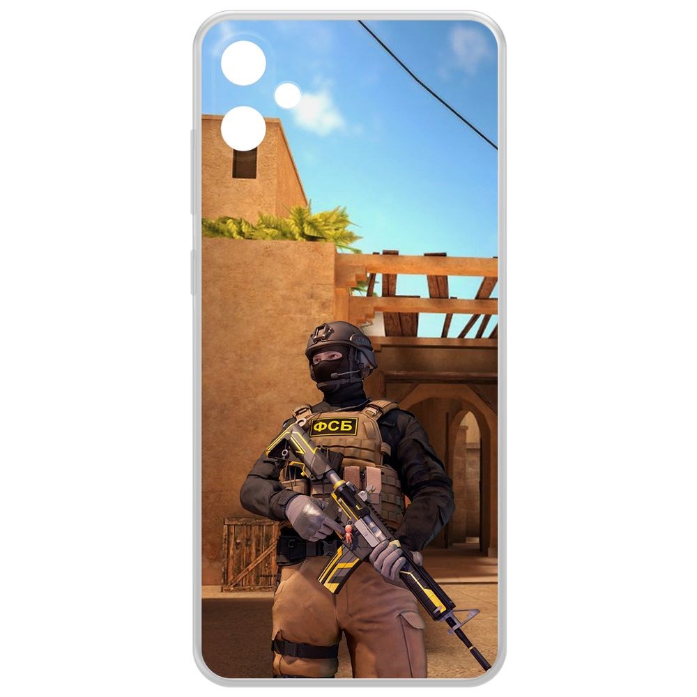 Чехол-накладка Krutoff Clear Case Cтандофф 2 (Standoff 2) - ФСБ для Samsung Galaxy A05, Прозрачный
Чехол-накладка Krutoff Clear Case Cтандофф 2 (Standoff 2) - ФСБ для Samsung Galaxy A05, Прозрачный