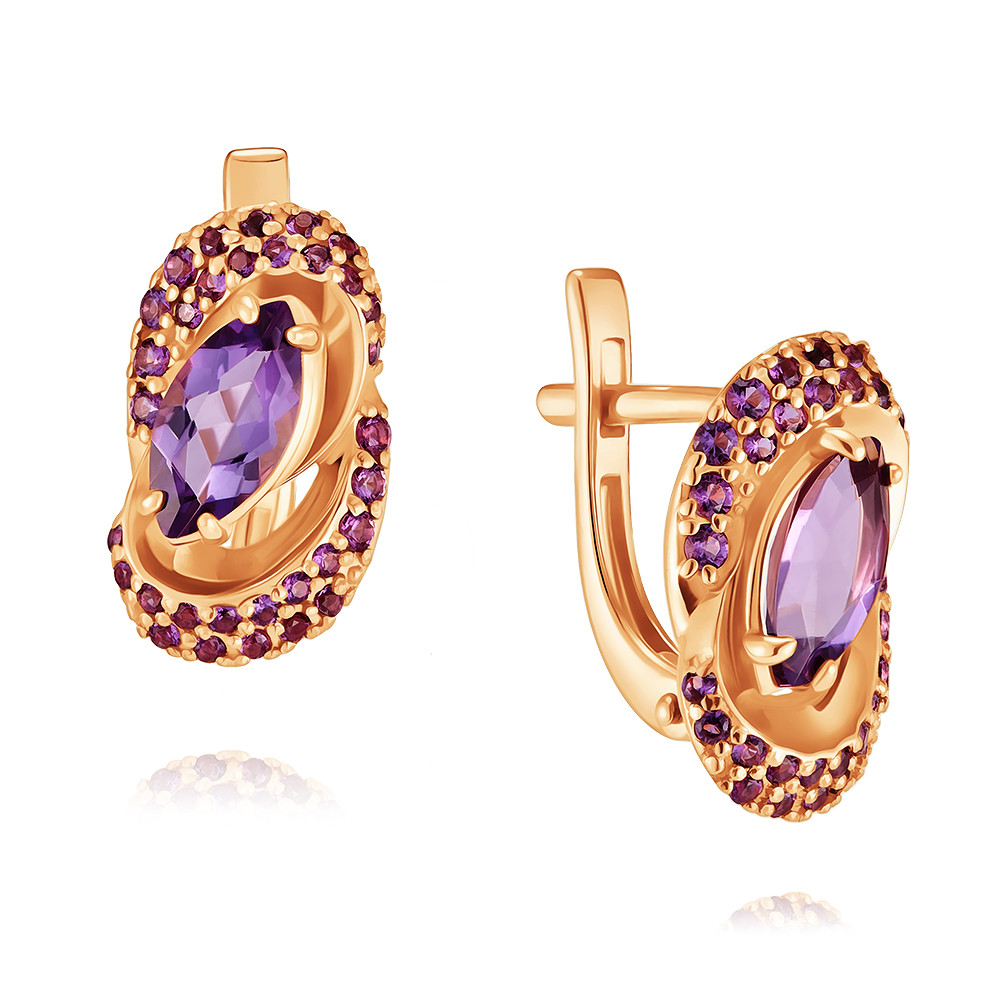 Серьги из красного золота с аметистом/фианитом ADAMAS 24038363/01-А50ДЧ-653, 24038363/01-А50ДЧ-653
Серьги из красного золота с аметистом/фианитом ADAMAS 24038363/01-А50ДЧ-653, 24038363/01-А50ДЧ-653