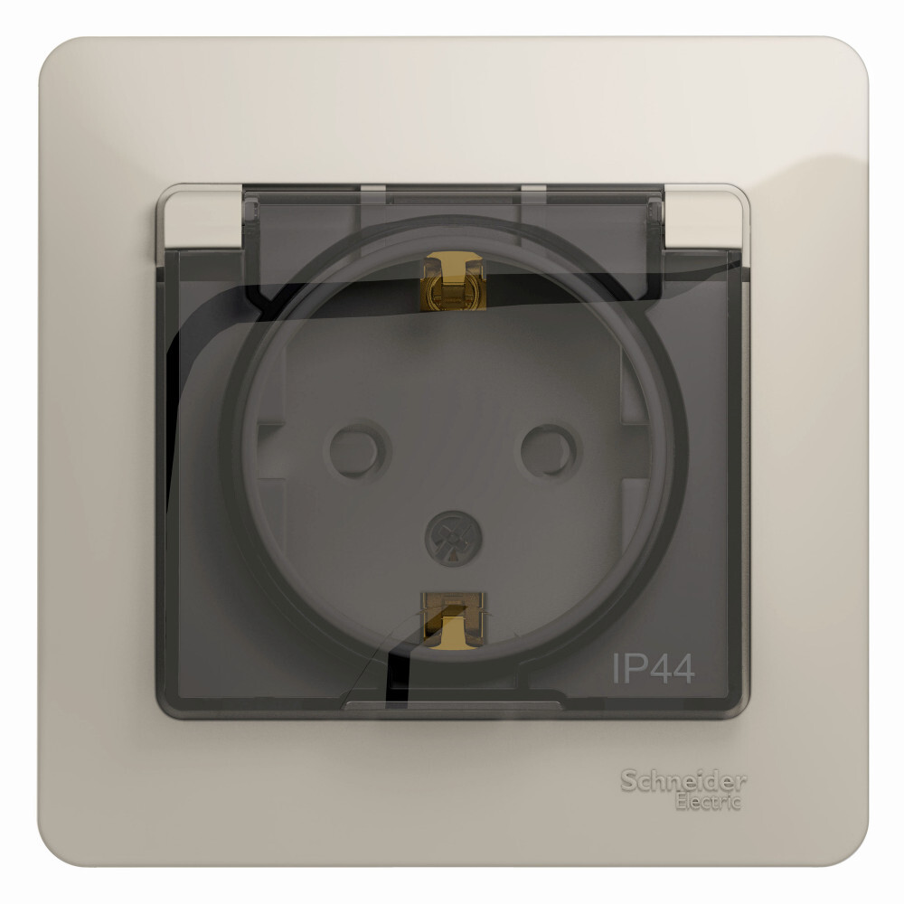 Розетка 1-м СП Glossa 16А IP44 250В с/з со шторками крышкой в сборе с рамкоймолочный, Бежевый, GLOSSA17_GSL000948
Розетка 1-м СП Glossa 16А IP44 250В с/з со шторками крышкой в сборе с рамкоймолочный, Бежевый, GLOSSA17_GSL000948