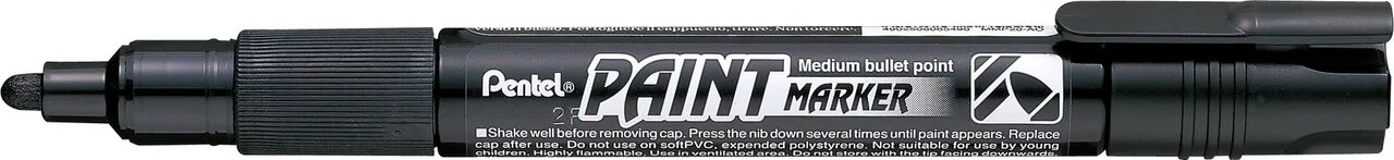 Маркер 12 шт. Pentel перманентный Paint 4 мм пулевидный MMP20-AO черный лаковый, MMP20-AO
Маркер 12 шт. Pentel перманентный Paint 4 мм пулевидный MMP20-AO черный лаковый, MMP20-AO