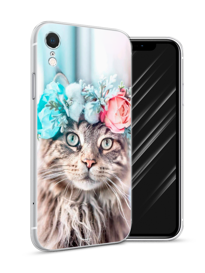Чехол Awog на Apple iPhone XR (10R) / Айфон XR (10R) "Кот в венке", Разноцветный, 12050-2
Чехол Awog на Apple iPhone XR (10R) / Айфон XR (10R) "Кот в венке", Разноцветный, 12050-2
