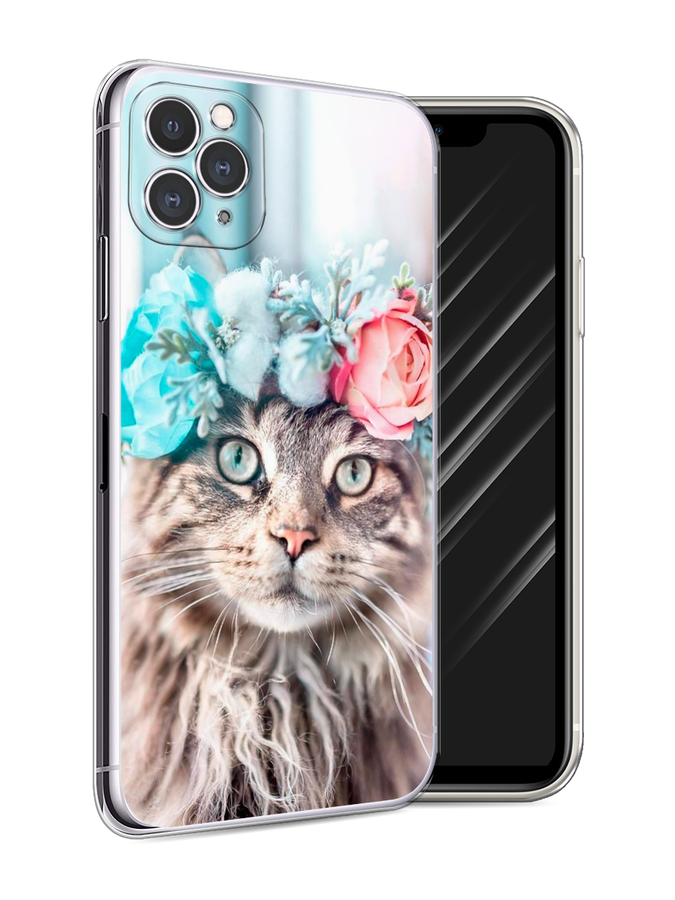 Чехол Awog на Apple iPhone 11 Pro Max / Айфон 11 Pro Max "Кот в венке", Разноцветный, 12250-2
Чехол Awog на Apple iPhone 11 Pro Max / Айфон 11 Pro Max "Кот в венке", Разноцветный, 12250-2