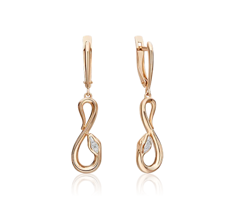 Серьги из белого/красного золота с бриллиантом PLATINA jewelry 02-4813-00-101-1111, 02-4813-00-101-1111
Серьги из белого/красного золота с бриллиантом PLATINA jewelry 02-4813-00-101-1111, 02-4813-00-101-1111