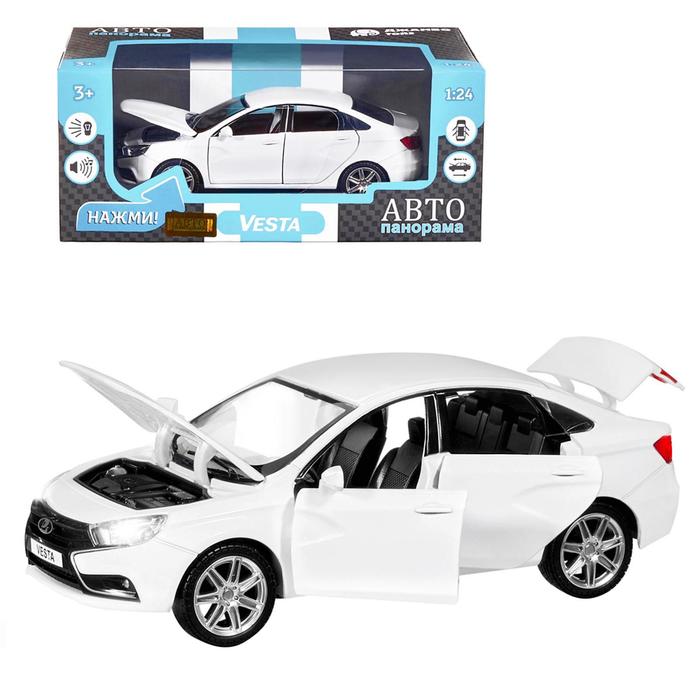 Автопанорама Машина металлическая «Lada Vesta седан» 1:24, белый, открываются двери, капот
Автопанорама Машина металлическая «Lada Vesta седан» 1:24, белый, открываются двери, капот
