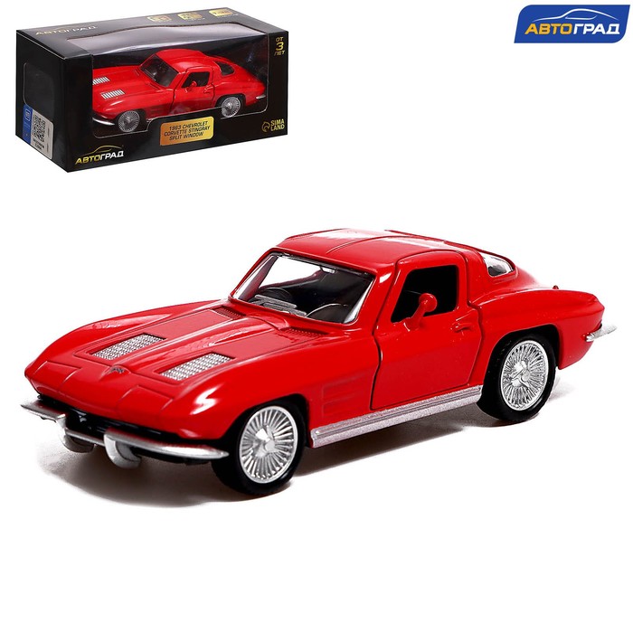 Автоград Машина металлическая CHEVROLET CORVETTE, 1:32, открываются двери, инерция, красны
Автоград Машина металлическая CHEVROLET CORVETTE, 1:32, открываются двери, инерция, красны