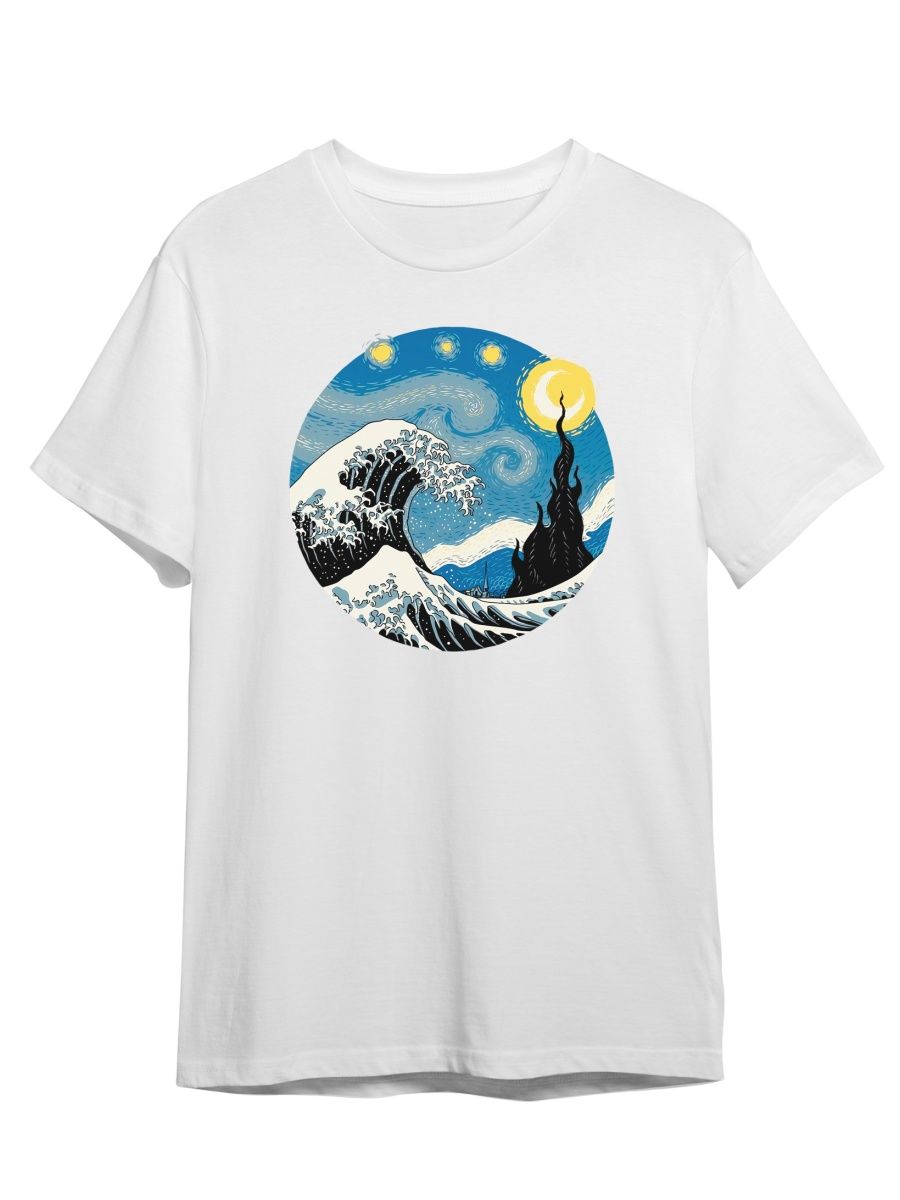 Футболка унисекс СувенирShop Художники/Ван Гог/Хокусай/Звездная ночь 3 белая L (48-50), Белый, "Художники/Ван Гог/Хокусай/Звездная ночь" 3
Футболка унисекс СувенирShop Художники/Ван Гог/Хокусай/Звездная ночь 3 белая L (48-50), Белый, "Художники/Ван Гог/Хокусай/Звездная ночь" 3