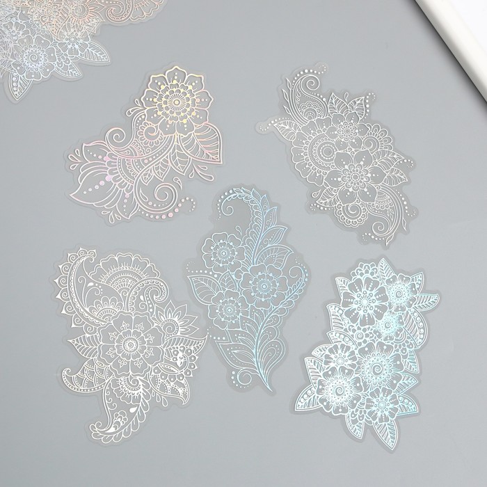 Наклейки для творчества "Голография. Цветочные узоры" d=10 см набор 10 шт 0,2х14х11 см
Наклейки для творчества "Голография. Цветочные узоры" d=10 см набор 10 шт 0,2х14х11 см