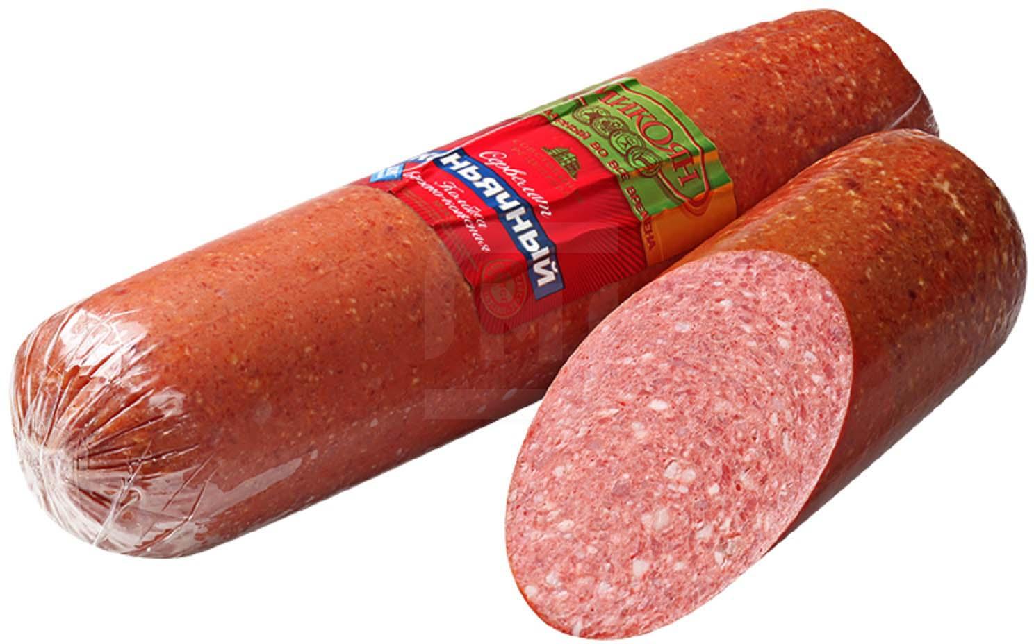 Колбаса Микоян Сервелат Коньячный варено-копченый 1 сорт 
Колбаса Микоян Сервелат Коньячный варено-копченый 1 сорт