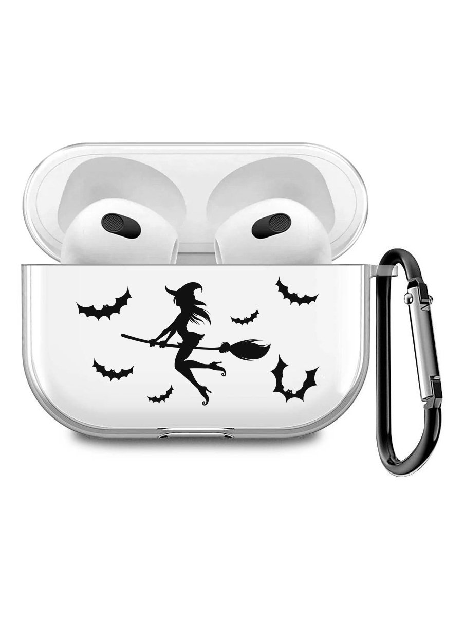 Силиконовый чехол для наушников Apple Airpods 3 с принтом "Witch on a Broomstick", Прозрачный;черный, 200008678
Силиконовый чехол для наушников Apple Airpods 3 с принтом "Witch on a Broomstick", Прозрачный;черный, 200008678