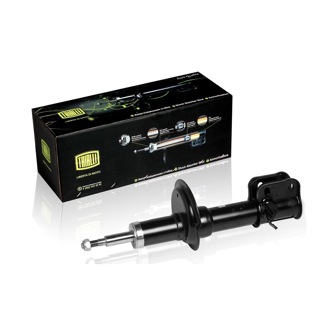 фото Амортизатор ваз 2110 (стойка) перед. масл. лев. ah01153 trialli ah01153