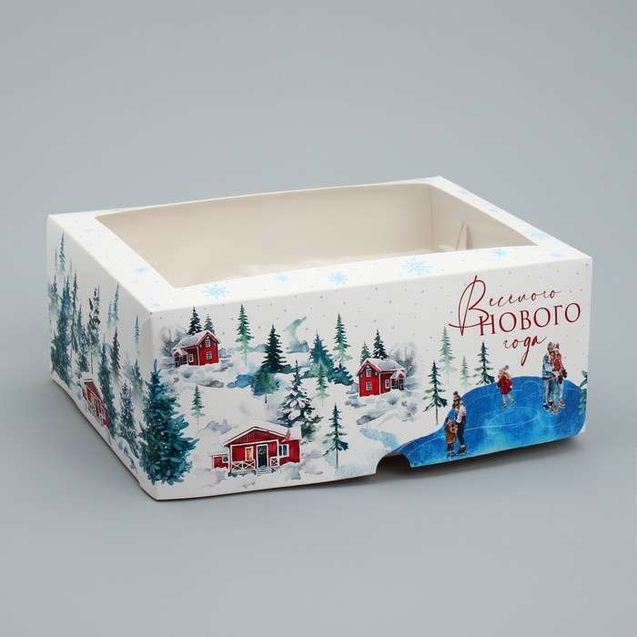 Коробка складная на 6 капкейков с окном Веселого Нового года, 25 х 17 х 10 см 5 шт., Белый;зеленый;красный;синий
Коробка складная на 6 капкейков с окном Веселого Нового года, 25 х 17 х 10 см 5 шт., Белый;зеленый;красный;синий