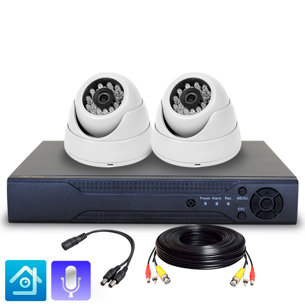 Комплект видеонаблюдения AHD PS-link KIT-A502HDM 2 камеры 5Мп для помещения / запись звука, Белый, KIT-A502HDM
Комплект видеонаблюдения AHD PS-link KIT-A502HDM 2 камеры 5Мп для помещения / запись звука, Белый, KIT-A502HDM