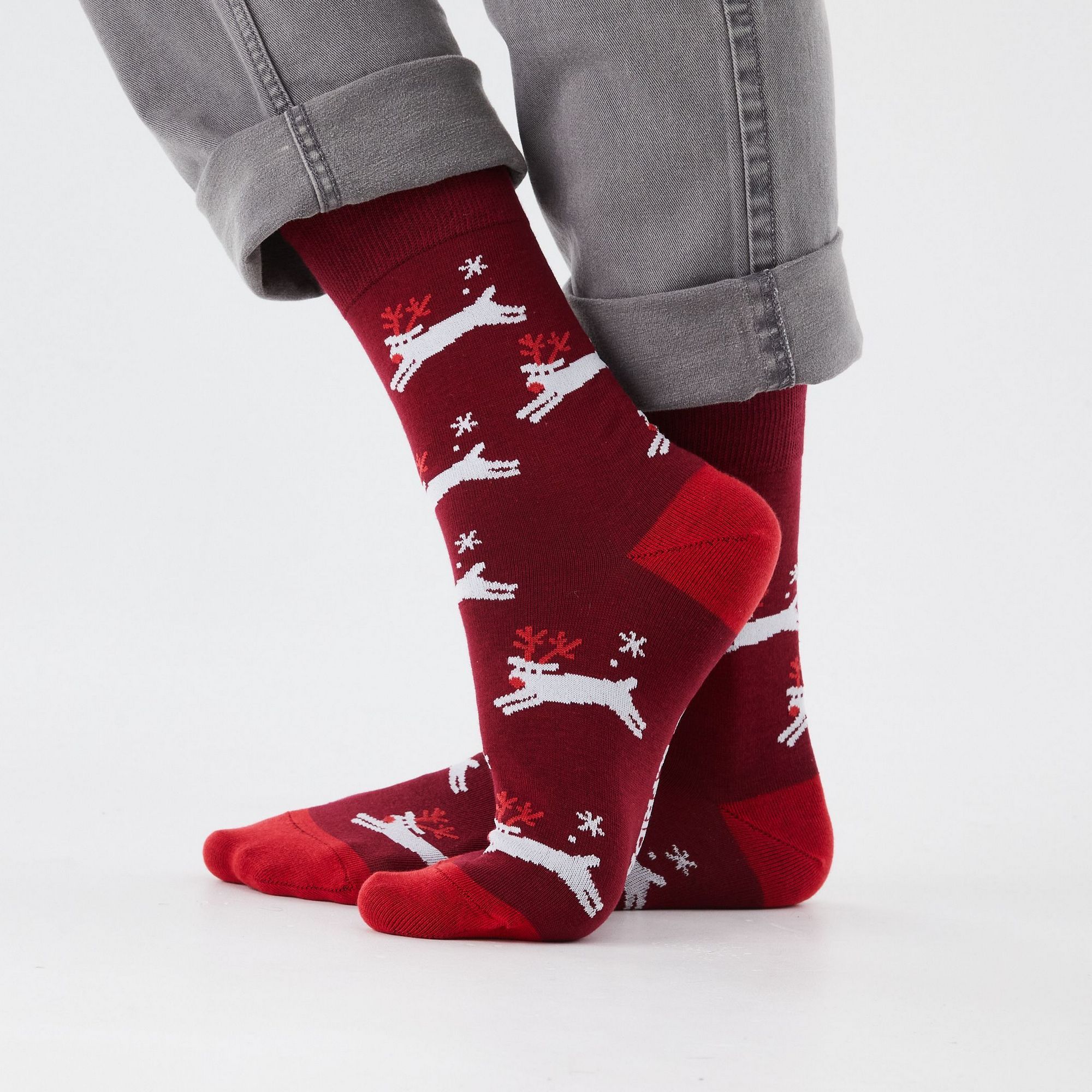 фото Носки мужские st. friday socks ny22-1030-04 красные 42-46