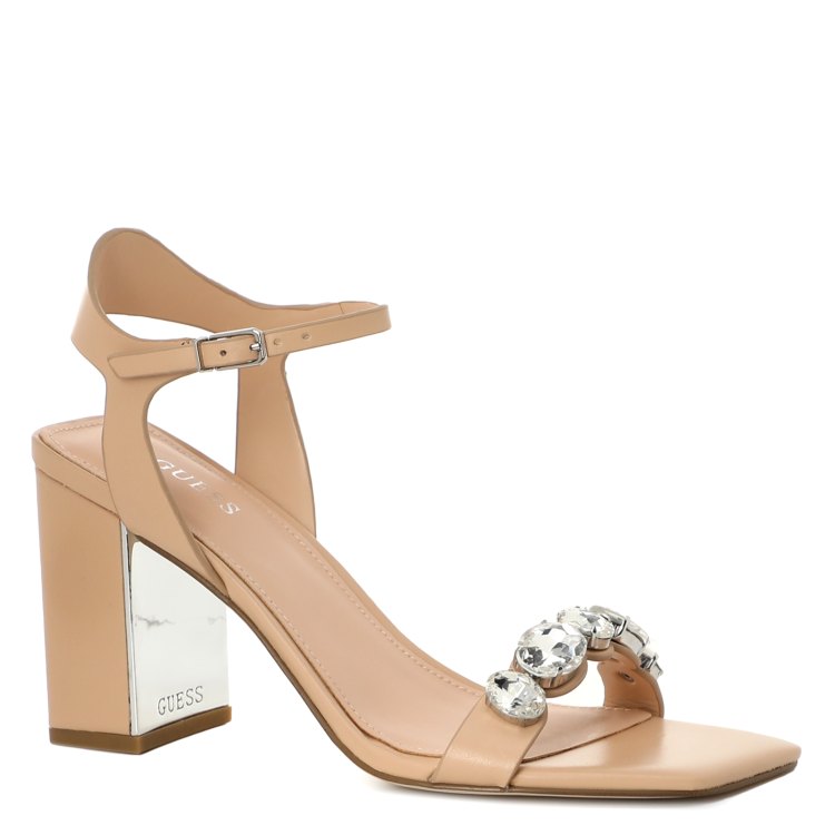 фото Босоножки женские guess fl6mlylea03 бежевые 39 eu