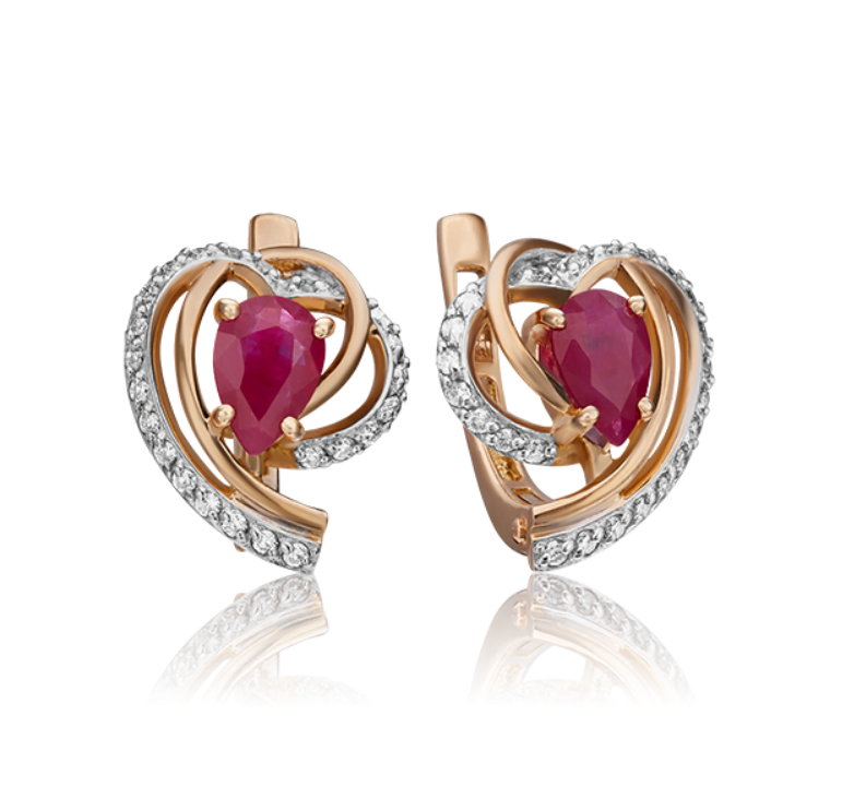 Серьги из красного золота с рубином/бриллиантом PLATINA jewelry 02-0903-00-107-1110-30, 02-0903-00-107-1110-30
Серьги из красного золота с рубином/бриллиантом PLATINA jewelry 02-0903-00-107-1110-30, 02-0903-00-107-1110-30