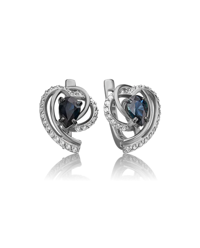 Серьги из белого золота с сапфиром/бриллиантом PLATINA jewelry 02-0903-00-105-1120-30, 02-0903-00-105-1120-30
Серьги из белого золота с сапфиром/бриллиантом PLATINA jewelry 02-0903-00-105-1120-30, 02-0903-00-105-1120-30