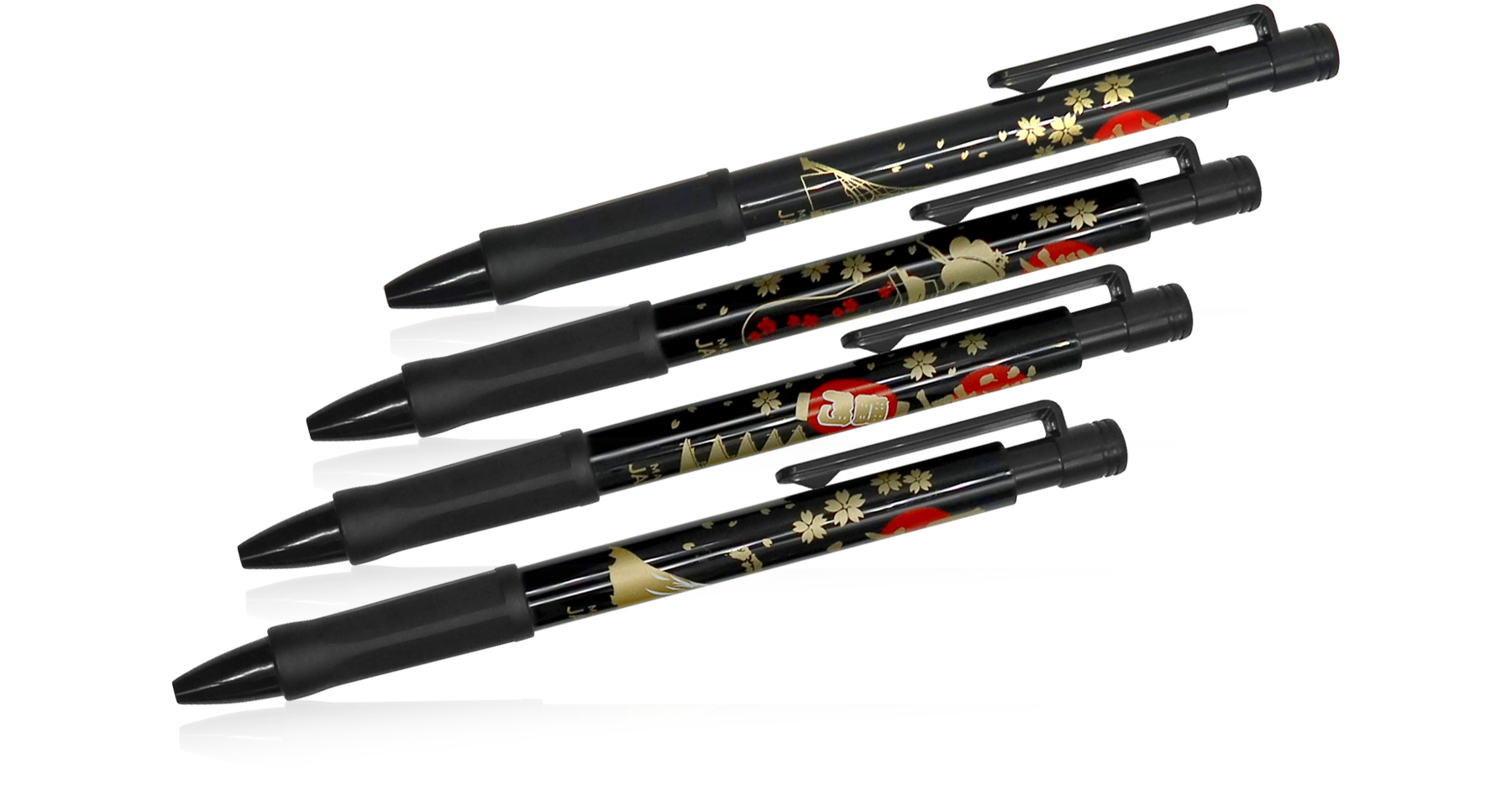 фото Набор ручек подарочный в комплекте 4шт (made in japan), yokoso japan, t-01